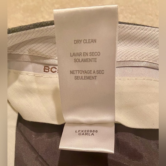 NWT BCBGMAXAZRIA Slim Flare Wool Blend Dress Pants - Picture 16 of 16